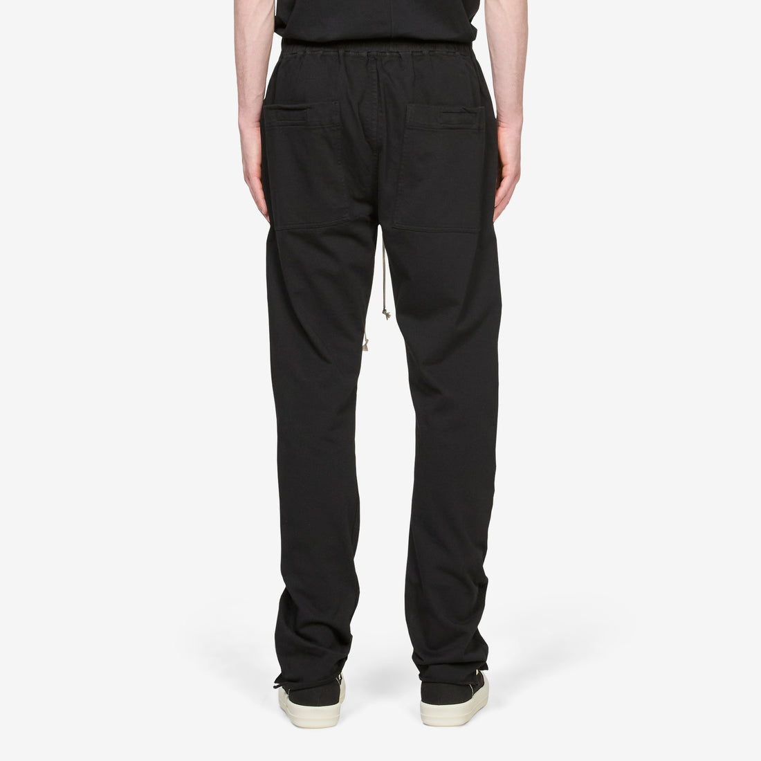 Berlin Drawstring Black Compact Heavy Jersey Pants