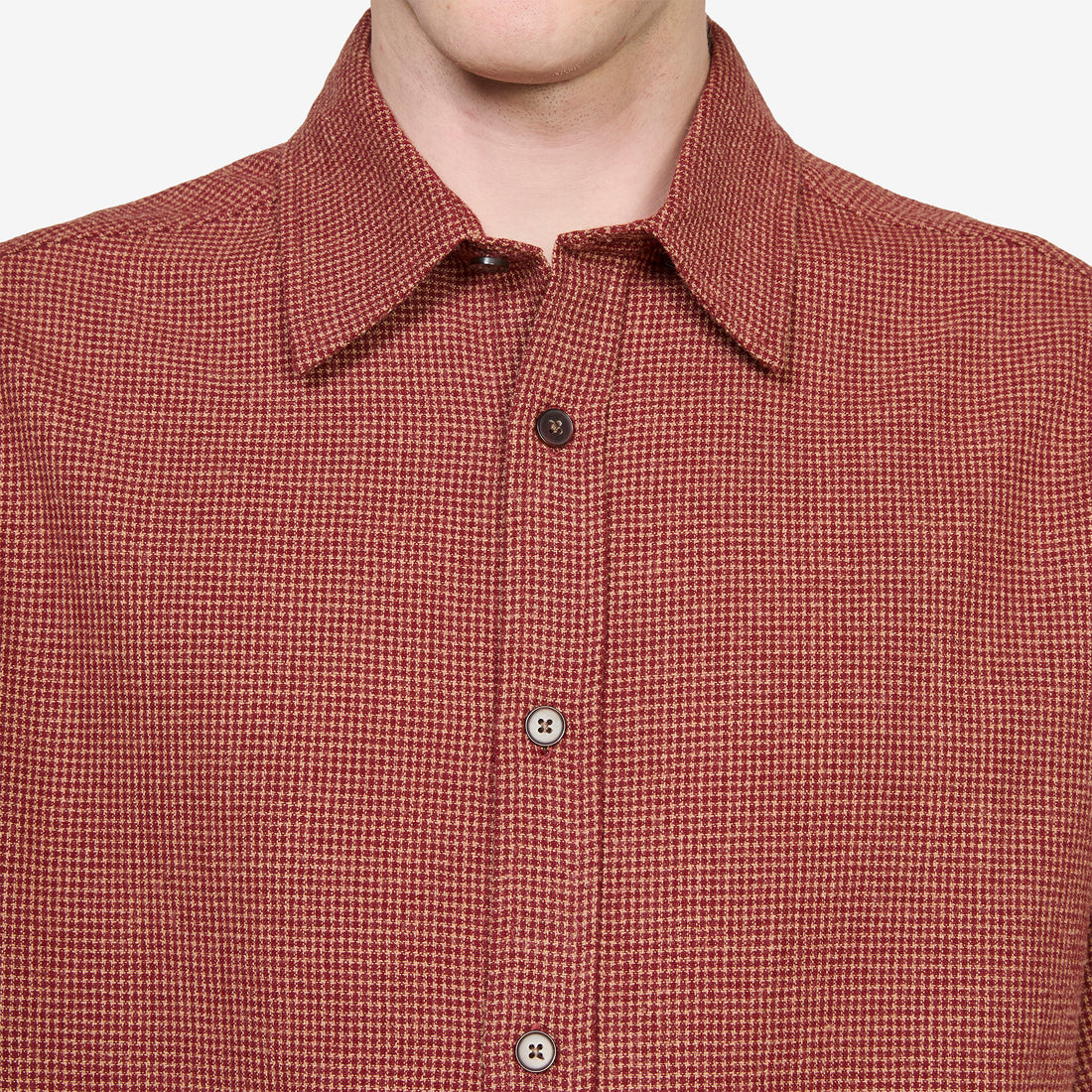 Above The Clouds x Hold Shirt Red Check Shirts