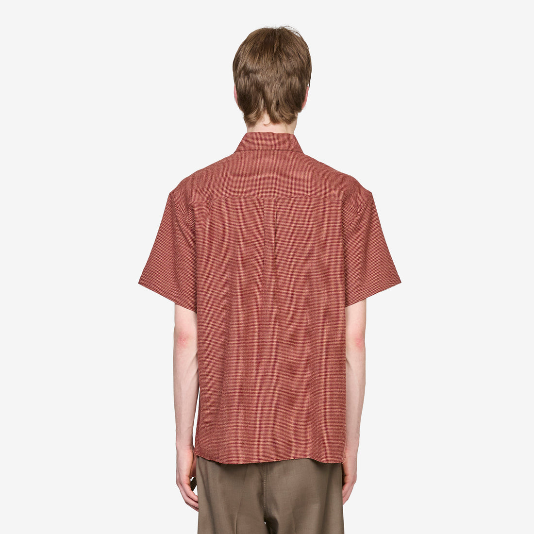 Above The Clouds x Hold Shirt Red Check Shirts