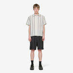 Hold Short Sleeve Shirt Grey | White Stripe