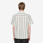 Hold Short Sleeve Shirt Grey | White Stripe