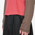 ABOVE THE CLOUDS x Tide Layer T-Shirt Red | Stripe