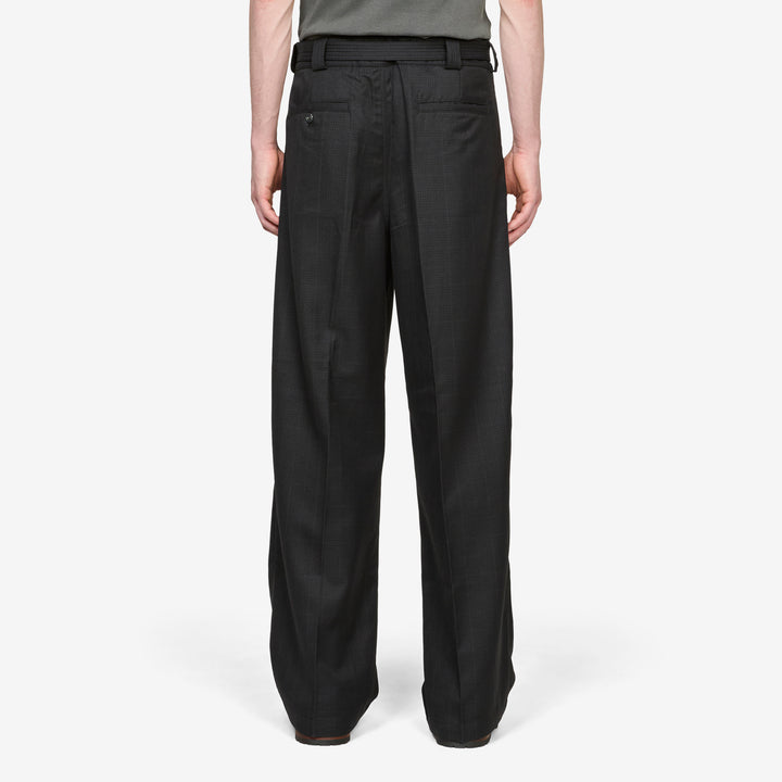 Limit Trouser Black Plaid