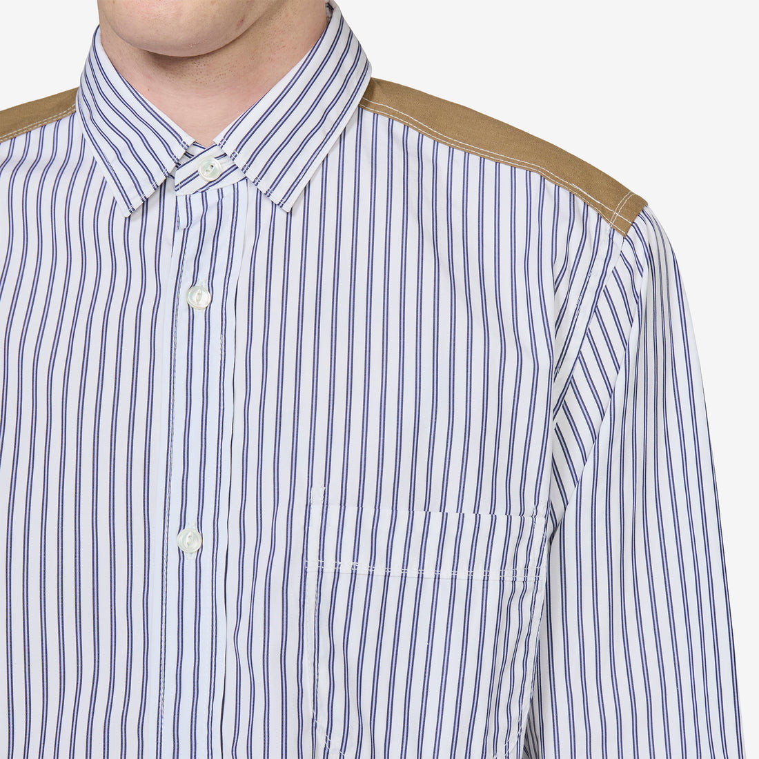 Stripes Shirt White | Navy | Beige Shirts