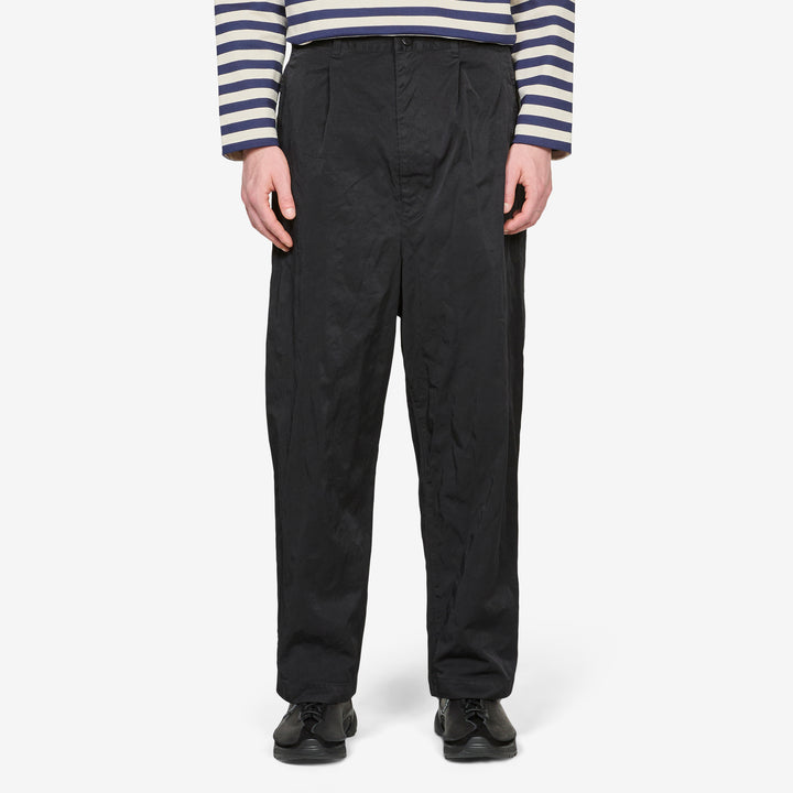 Nylon Pants Black Front
