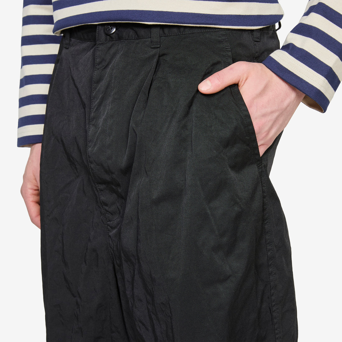 Nylon Pants Black Pants