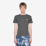 Rib Henley T-Shirt Pigment Charcoal