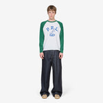 Custom Slim Fit Jersey Baseball T-Shirt White | New Forest