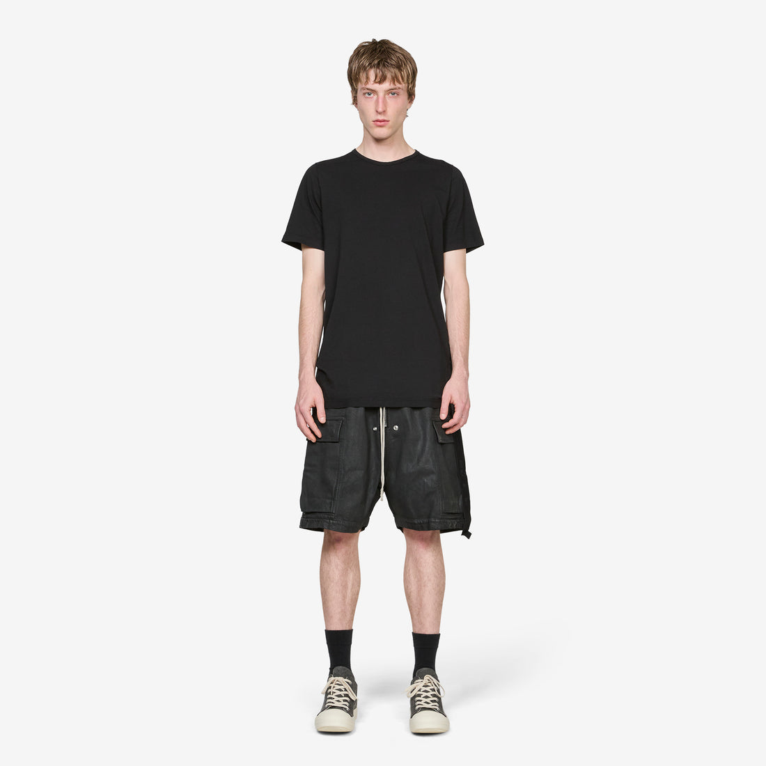 Level T-Shirt Black Medium Weight Cotton Jersey Tees