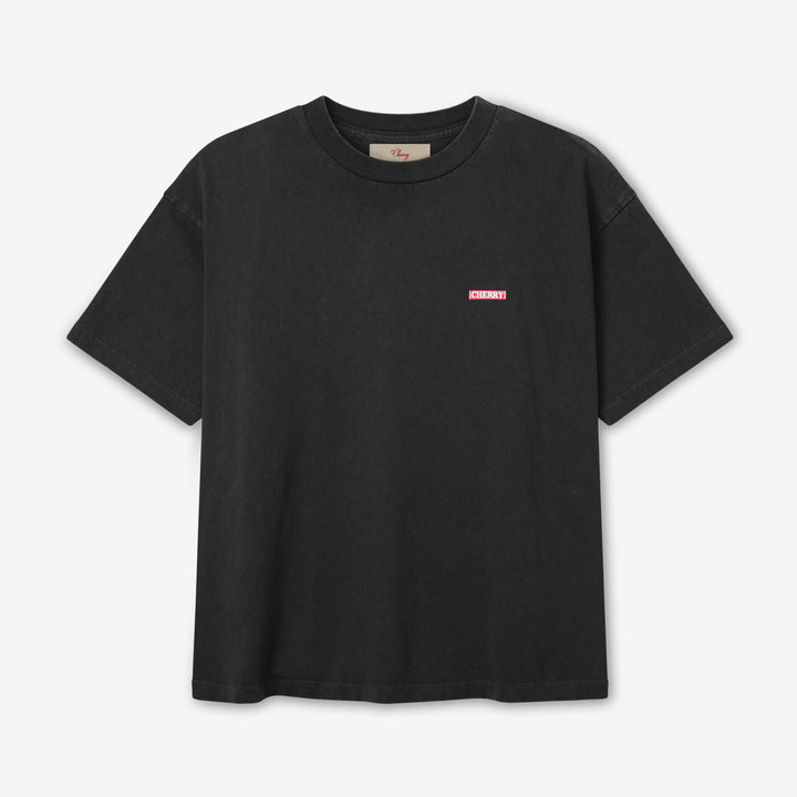 Desert Boxy T-Shirt Vintage Black Front