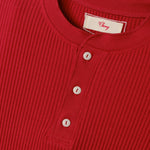 Henley Thermal Red