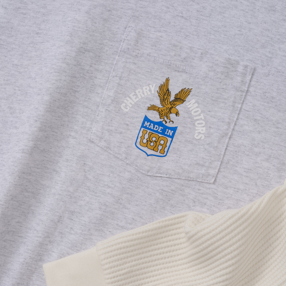Motors Layered Thermal T-Shirt Heather Grey Tees