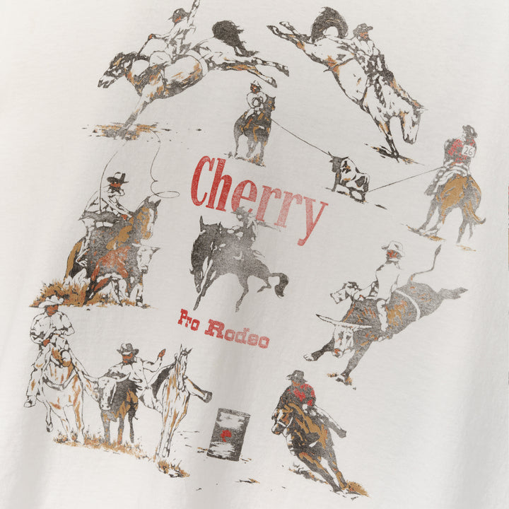 Pro Rodeo Classic T-Shirt Vintage White