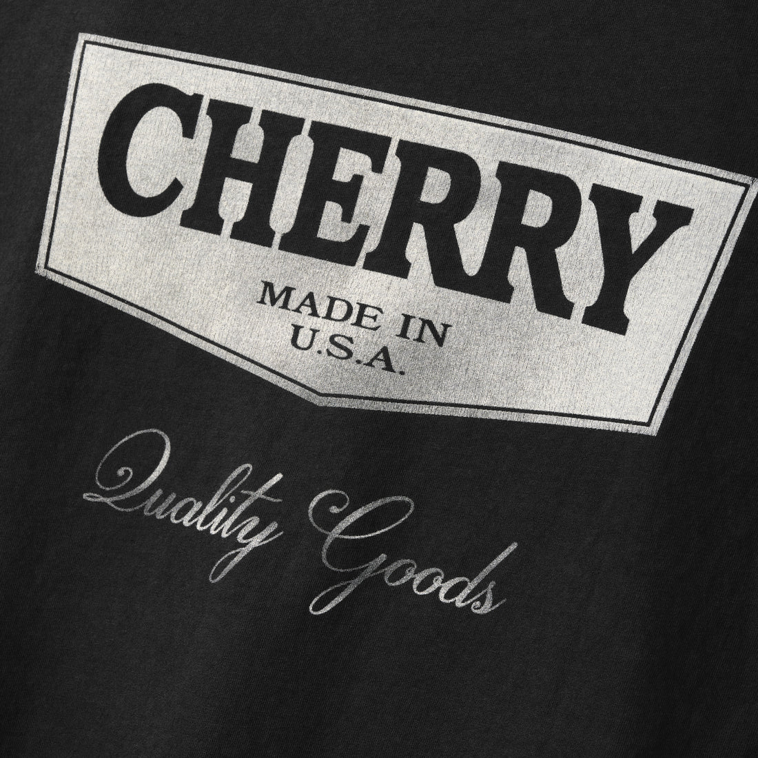 Quality Goods Classic Pocket T-Shirt Vintage Black Tees
