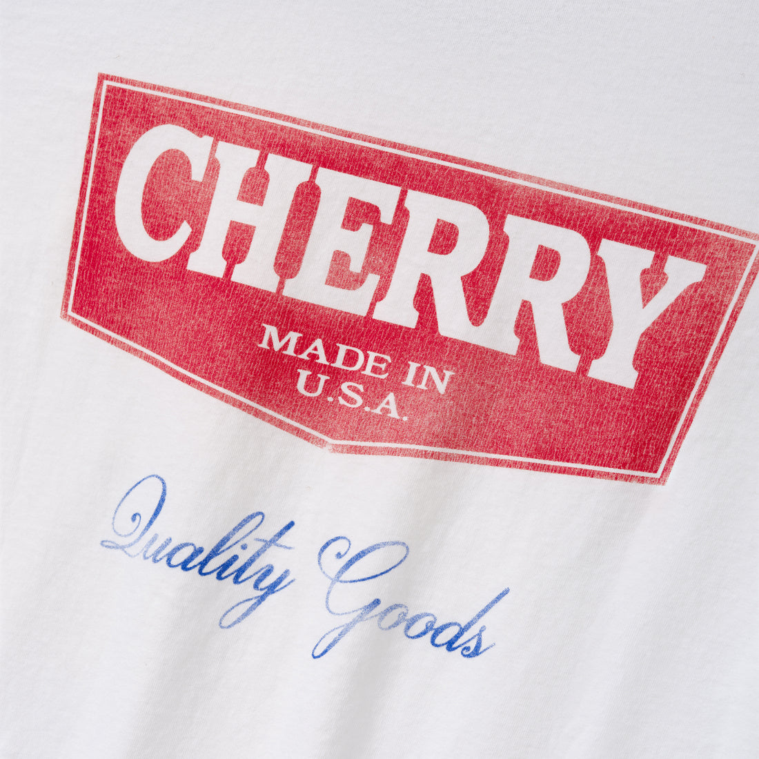 Quality Goods Classic Pocket T-Shirt Vintage White Tees