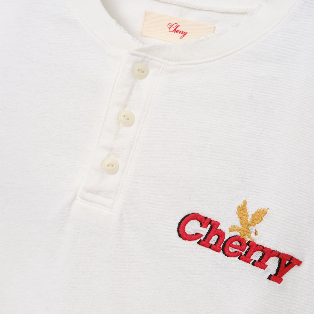 Henley T-Shirt Vintage White Tees