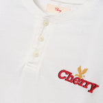 Henley T-Shirt Vintage White