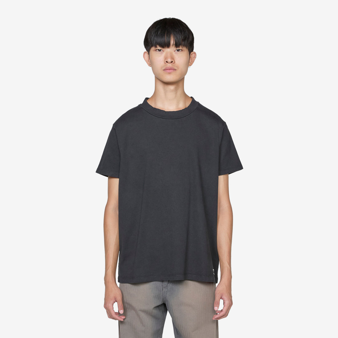 Bliss T-Shirt Washed Black Band Jersey Tees