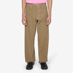 Wide Twist Jeans Light Brown