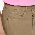 Wide Twist Jeans Light Brown