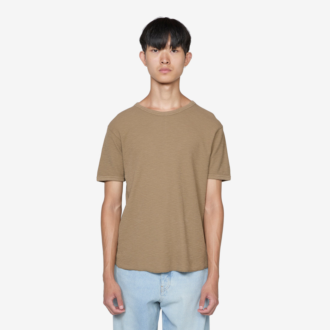 Jagger Waffle T-Shirt Khaki Tees