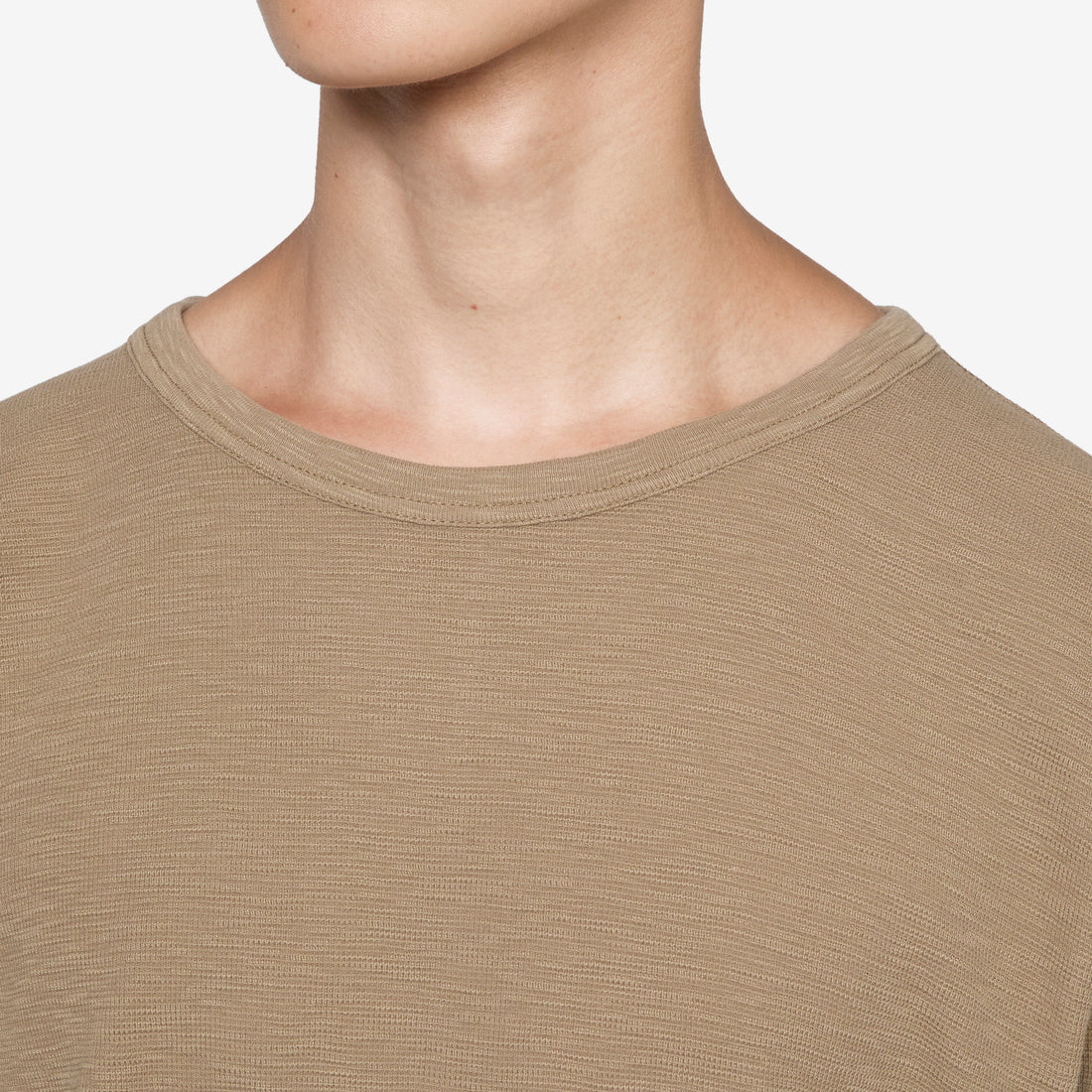 Jagger Waffle T-Shirt Khaki Tees