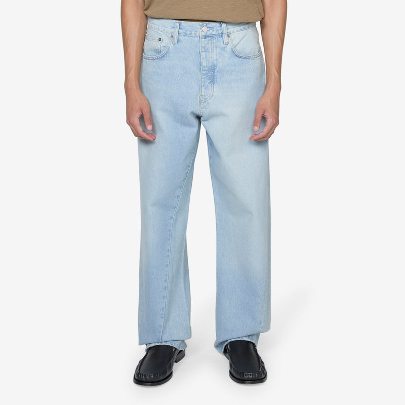 Wide Twist Jeans Light Vintage Pants
