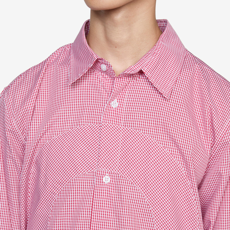 O Gingham Shirt Red | White Shirts