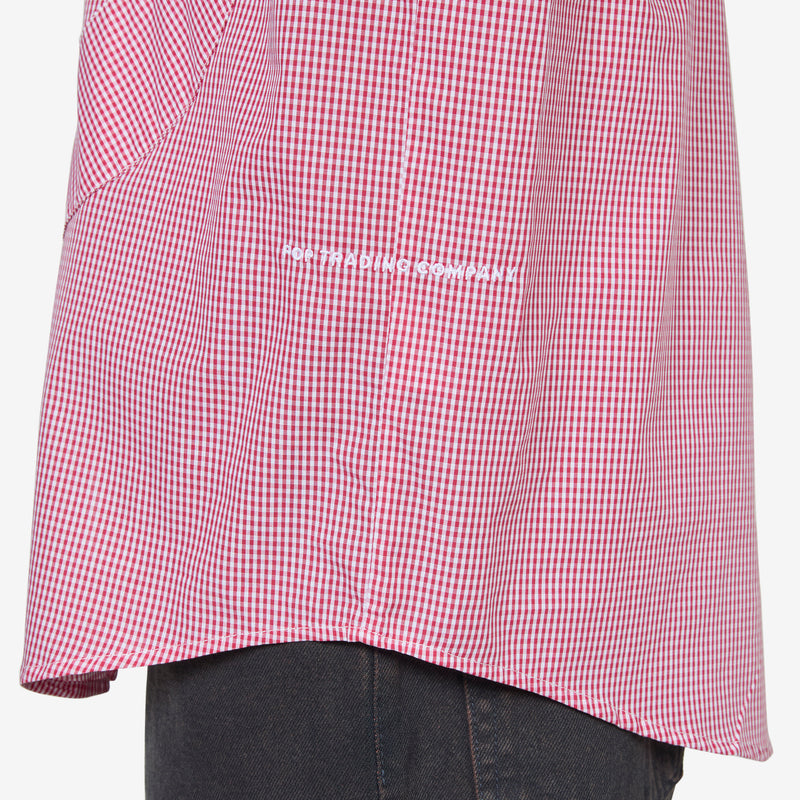 O Gingham Shirt Red | White Shirts