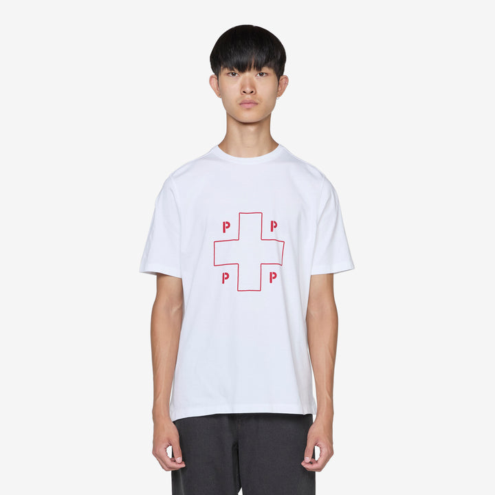 Lifesaver Logo T-Shirt White Front