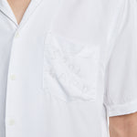 Orson Beaded Shirt White