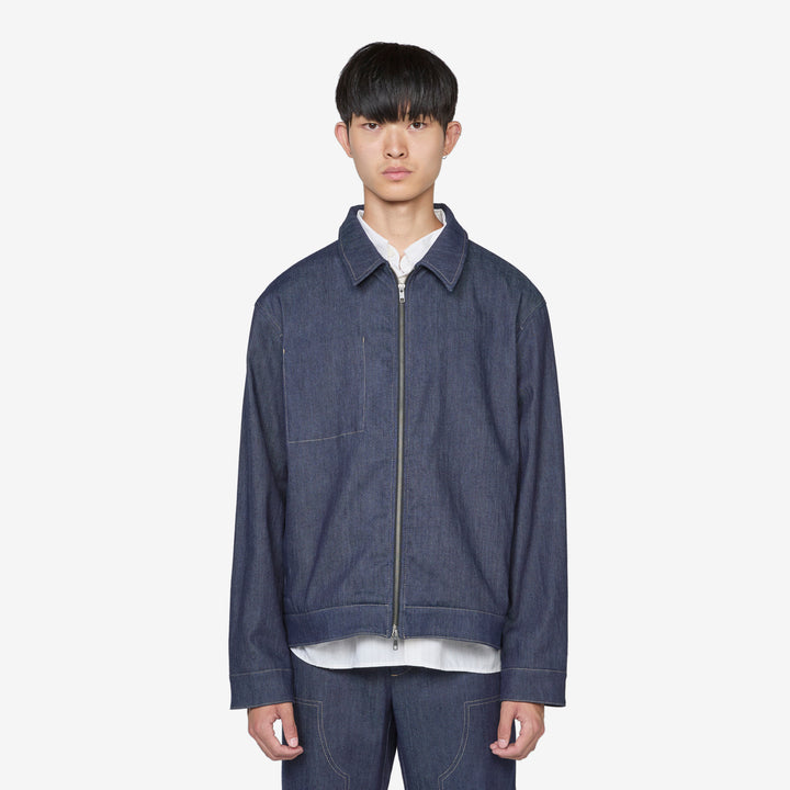 Windom Jacket Indigo Front