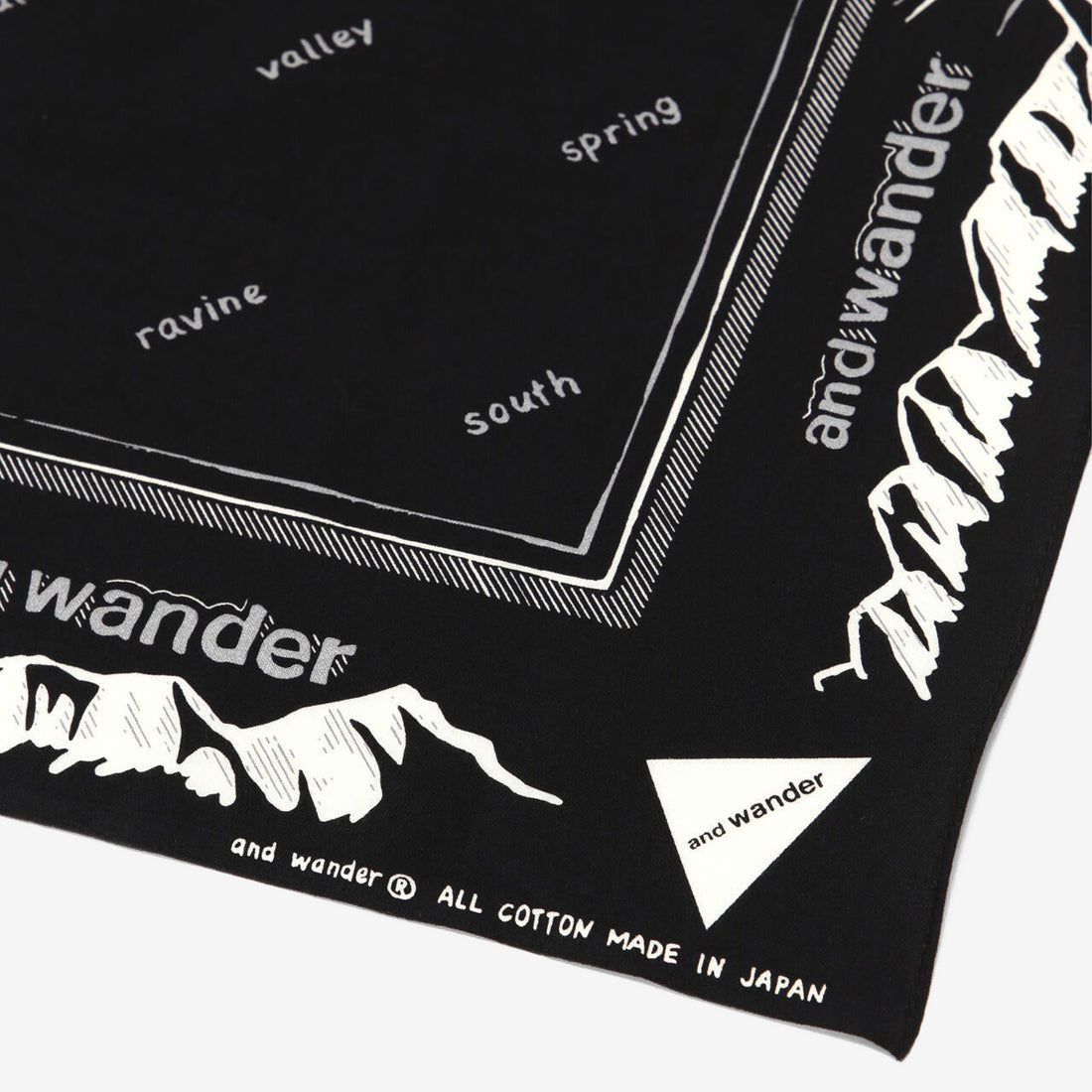 Reflective Words Bandana Black Accessories
