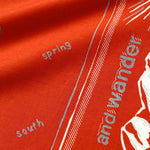 Reflective Words Bandana Red