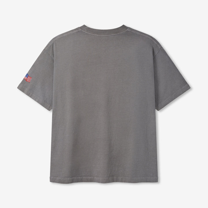 5 Star Boxy Pocket T-Shirt Smoke