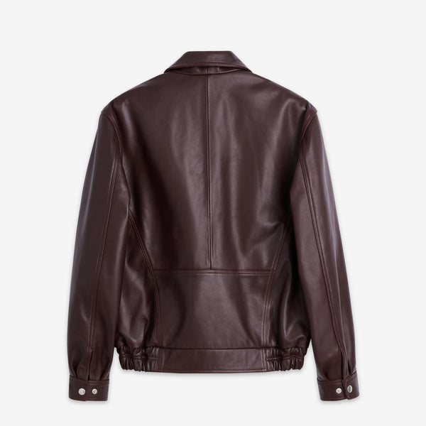 90's Bomber Jacket Burgundy