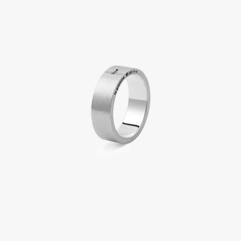 9g Brushed Sterling Silver Ribbon Ring Jewellery