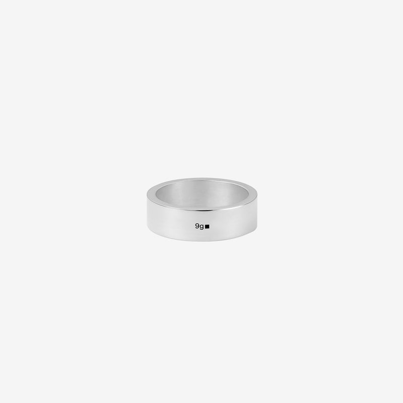 9g Polished Sterling Silver Ribbon Ring Jewellery