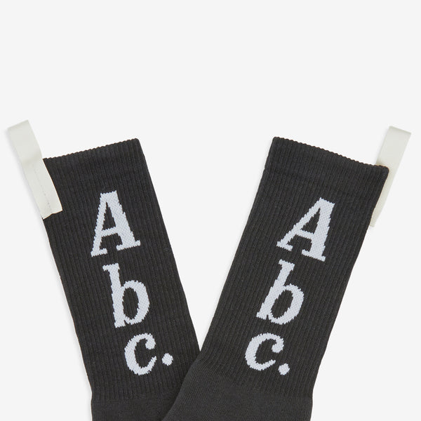 Abc. 123. Socks Anthracite Black