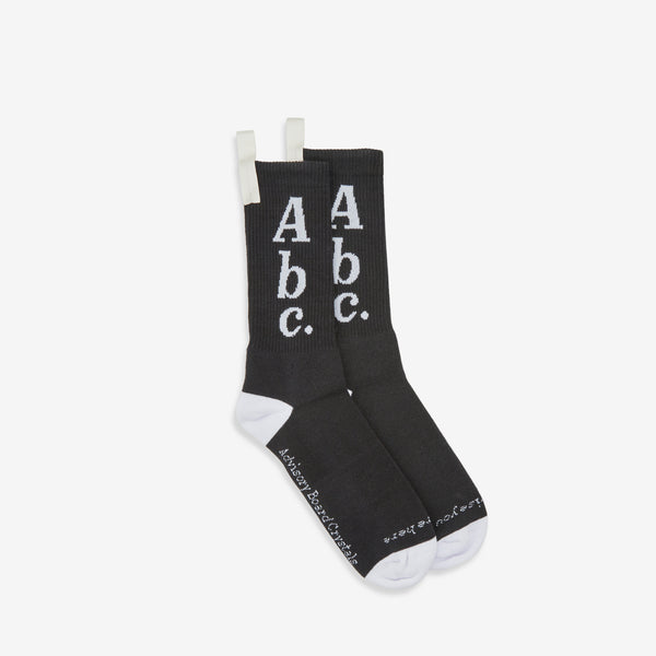 Abc. 123. Socks Anthracite Black