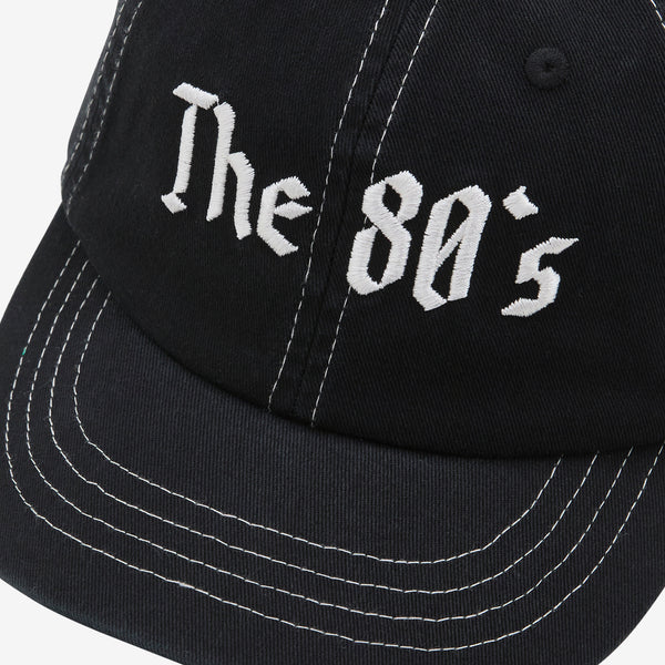 80's Cap Vintage Black Headwear