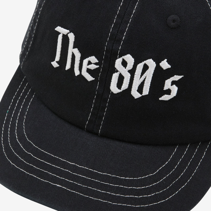 80's Cap Vintage Black Headwear