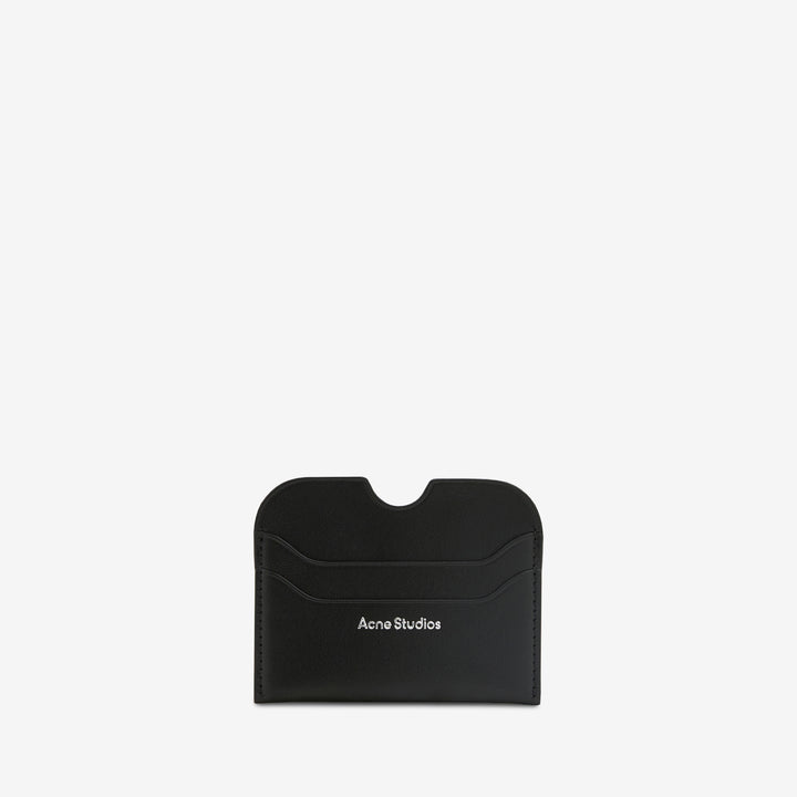 Elmas Leather Card Holder Black Front