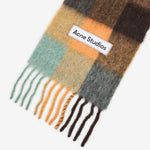 Vally Scarf Chestnut Brown | Yellow | Green
