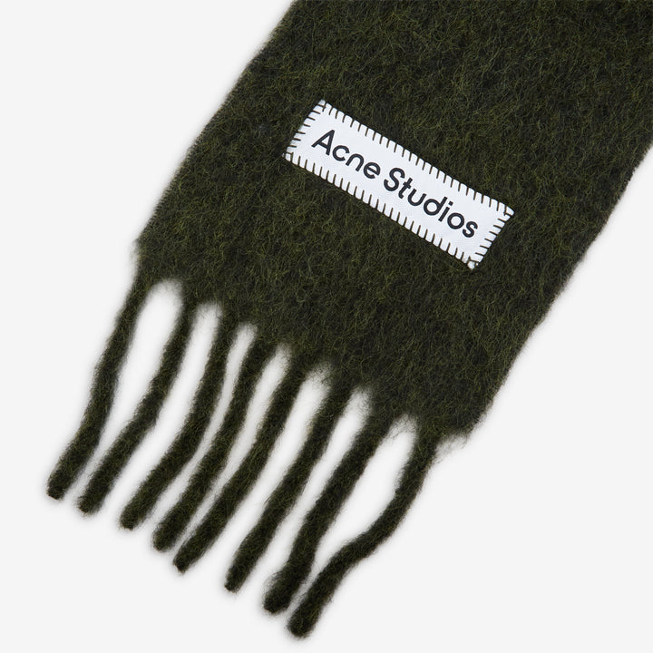 Vally Skinny Scarf Forest Green