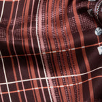 Volta Triangle Check Bandana Burgundy | Brown