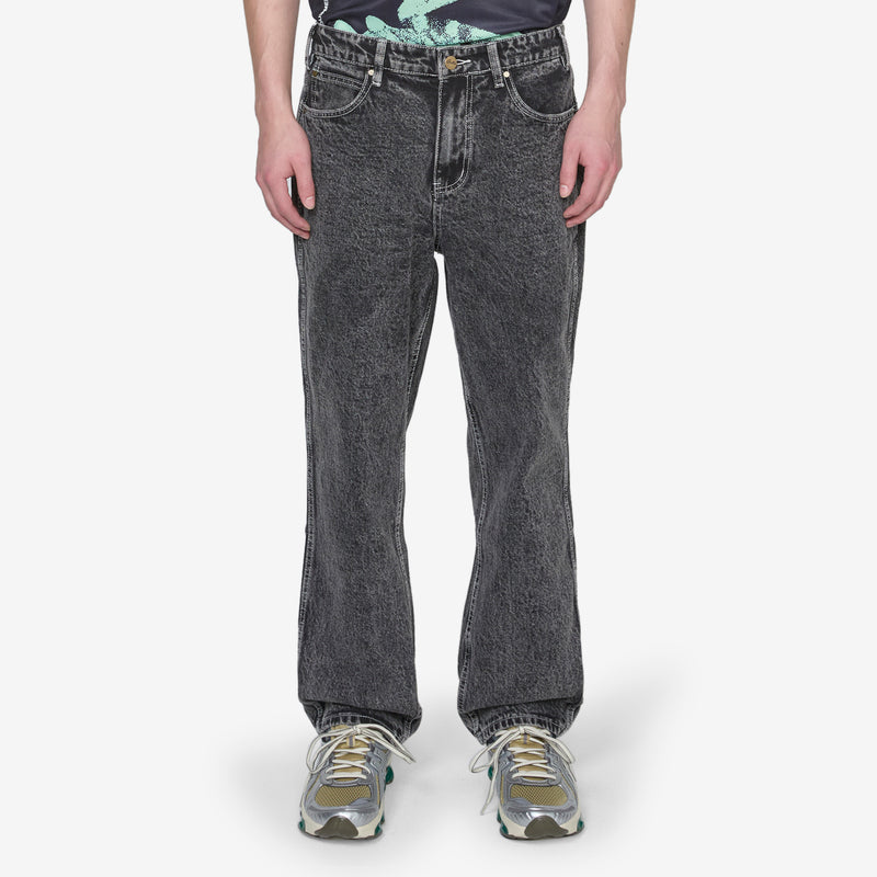 Art Denim Jeans Washed Black Pants