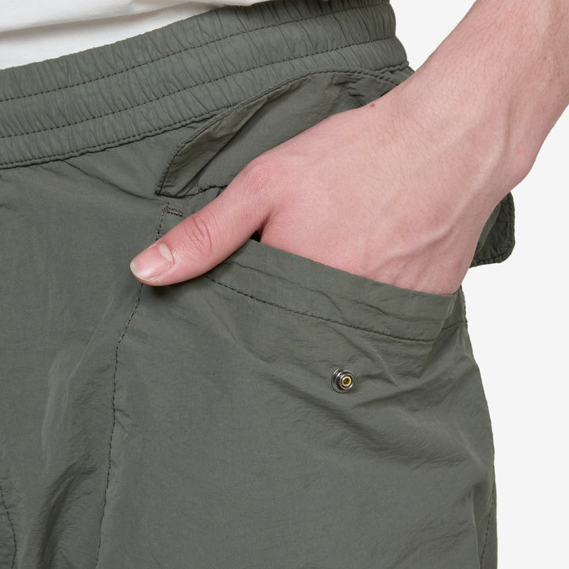 Flatt Nylon Loose Utility Pants Grape Leaf Pants