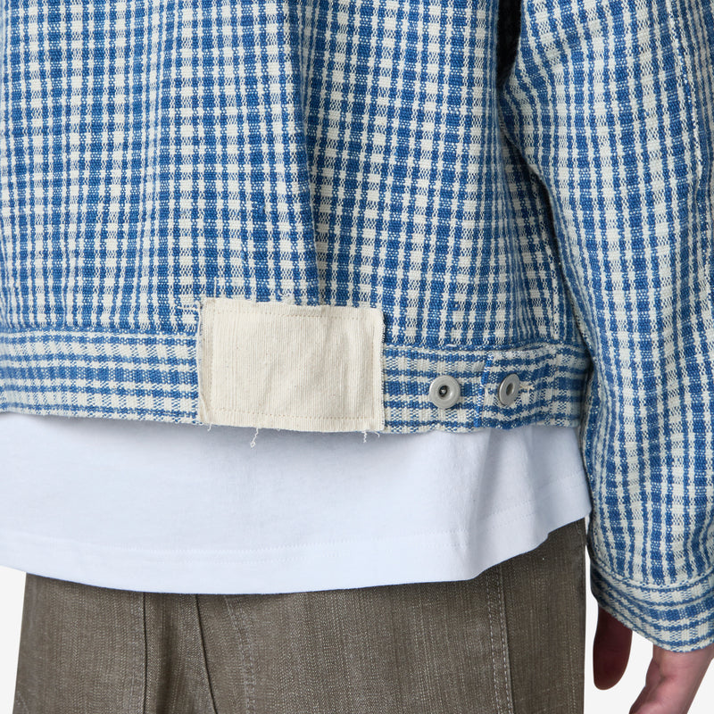Tuesday Jacket Indigo Check Handloom Jackets