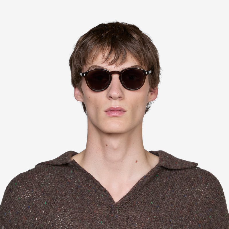 Nelson Cola | Grey Solid Lens Eyewear
